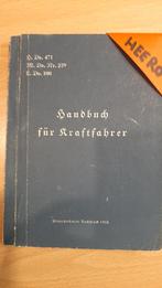 H.Dv. 471 Handbuch für Kraftfahrer (WW2 1942), Verzamelen, Verzenden, Landmacht, Duitsland, Boek of Tijdschrift
