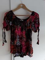 MS Mode FSTVL Gekleurde Top Blouse Met Leuke Print Maat 48, Kleding | Dames, Verzenden, Maat 46/48 (XL) of groter, Zo goed als nieuw