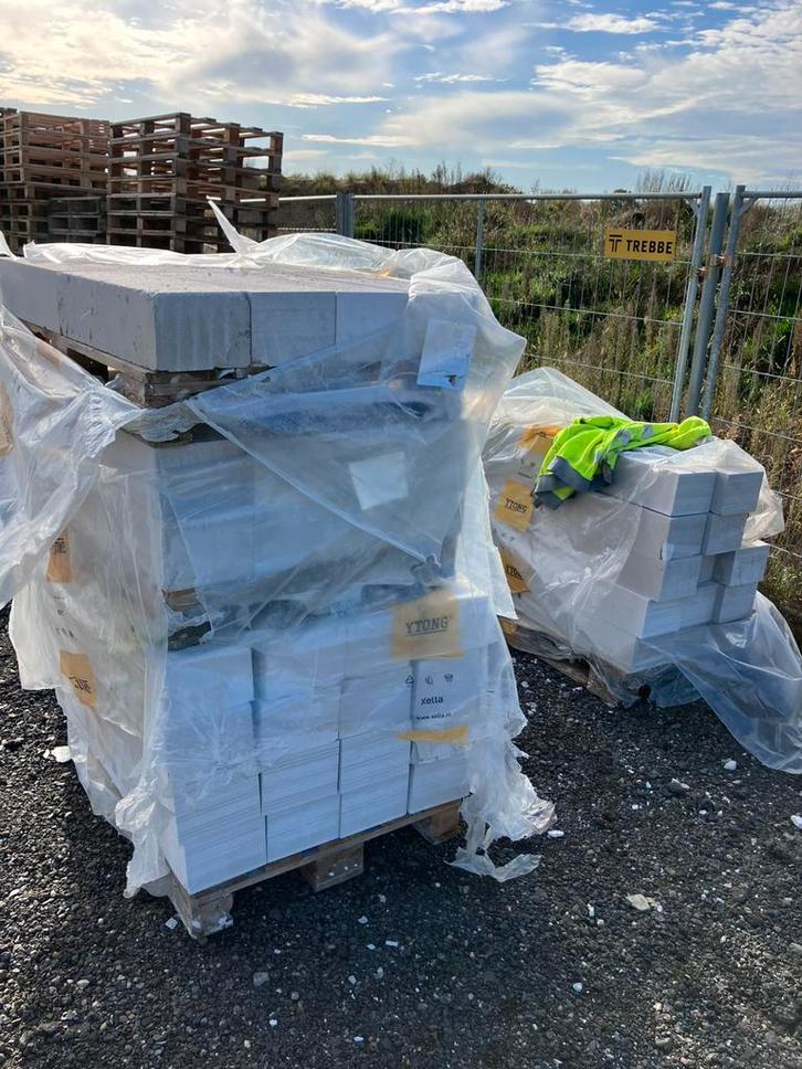 Ytong / cellenbeton blokken / lijm blokken, Doe-het-zelf en Verbouw, Metselstenen, Zo goed als nieuw, Kalkzandstenen, Ophalen of Verzenden