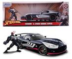 Dodge Viper Marvel Spiderman + Venom Jada 1:24, Hobby en Vrije tijd, Modelauto's | 1:24, Ophalen of Verzenden, Nieuw, Auto, Jada