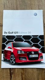 Brochure VW Golf GTI Edition 30, Ophalen of Verzenden, Zo goed als nieuw