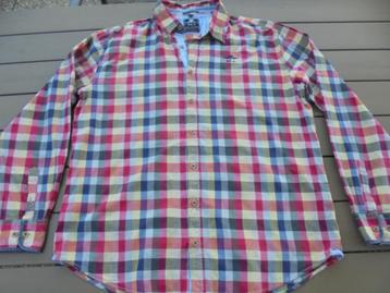 Rood geel blauw ruiten overhemd 3 keer XL beschikbaar voor biedingen