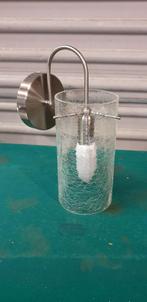 wandlamp glas rvs, Ophalen of Verzenden, 'T Olde Gre-j, Info@toldegrej.nl, Endepoelstraat 20f Didam