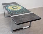 Vintage salontafel Belarti tegeltafel Fat Lava Space Age 60s, Ophalen, Gebruikt, 100 tot 150 cm, Minder dan 50 cm