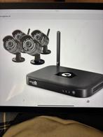 Bewakingssysteem. Dvr + 4 camera’s. Draadloos, Audio, Tv en Foto, Videobewaking, Ophalen of Verzenden, Gebruikt