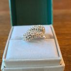 Elegante Swarovski ring met kristallen - maat 17, Met kristal, Ophalen of Verzenden, Dame, Zilver