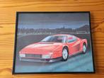 Ferrari Testarossa Poster Ingelijst, Ophalen