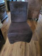 4 Bruine Eetkamerstoelen met Wieltjes, Huis en Inrichting, Stoelen, Ophalen