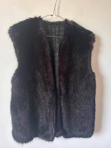 Nieuw! Karl Lagerfeld paars faux fur gilet - 38/40 beschikbaar voor biedingen