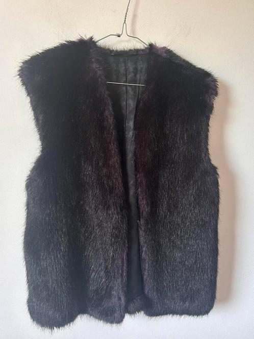 Nieuw! Karl Lagerfeld paars faux fur gilet - 38/40, Kleding | Dames, Bodywarmers, Nieuw, Maat 38/40 (M), Paars, Ophalen of Verzenden
