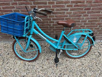 Kinderfiets popel 20 inch met kratje beschikbaar voor biedingen