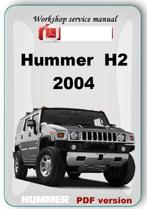 Hummer H2 Workshop manual op DVD in PDF formaat, Verzenden