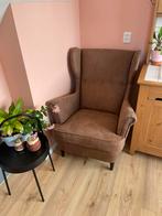Luxe relax fauteuil, bruin, Huis en Inrichting, 75 tot 100 cm, Ophalen of Verzenden, 75 tot 100 cm, Zo goed als nieuw