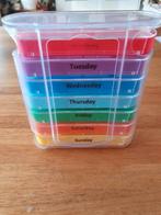 Medicijndoos, medicijnbox,  pillendoos, Ophalen of Verzenden, Gebruikt