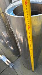 Rvs kachelpijp, Ophalen of Verzenden, Zo goed als nieuw