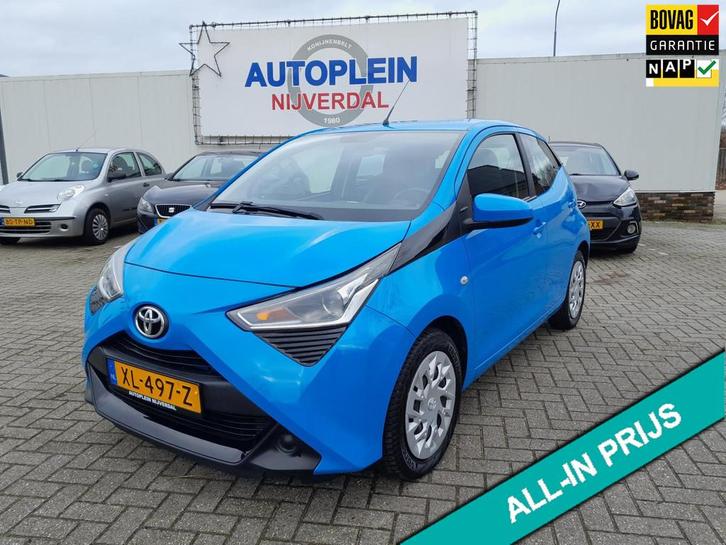 Toyota Aygo 1.0 VVT-i x-play mooie complete Aygo in het blau, Auto's, Toyota, Bedrijf, Te koop, Aygo, ABS, Achteruitrijcamera
