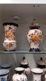 Gouda modica plateel Vazen Set - Vintage Handbeschilderd, Antiek en Kunst, Ophalen