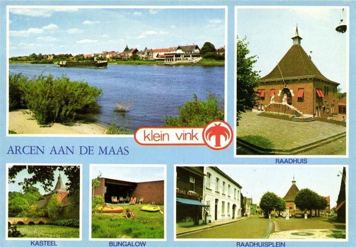 Arcen aan de Maas - 5 afb - Klein Vink - ongelopen, Verzamelen, Ansichtkaarten | Nederland, Ongelopen, Limburg, Voor 1920, Ophalen of Verzenden