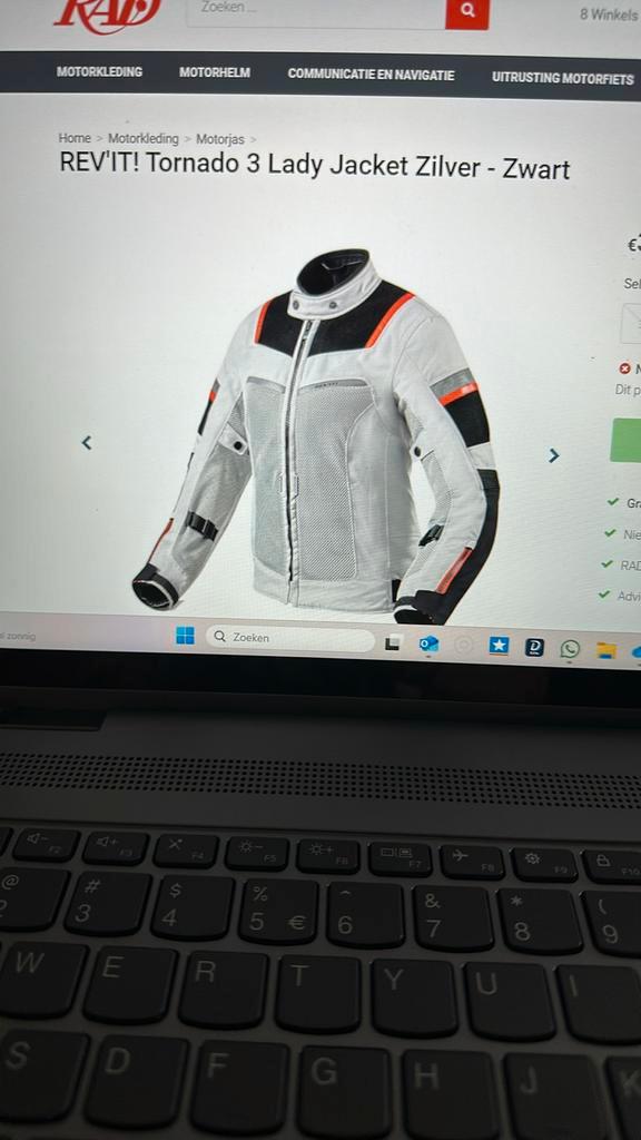 Revit Tornado 3 Lady Jas en broek, Motoren, Accessoires | Overige, Gebruikt, Ophalen of Verzenden