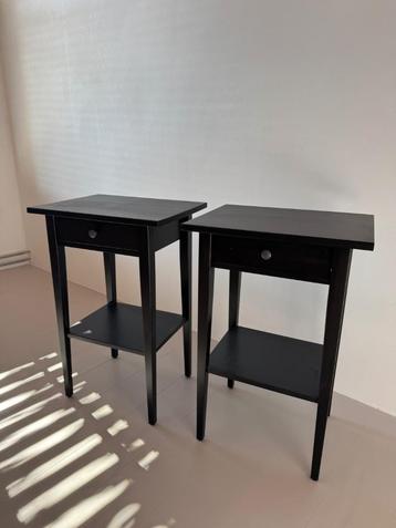 Ikea Hemnes nachtkastjes Zwart beschikbaar voor biedingen