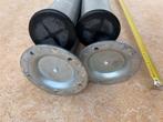 Set van 4 doe-het-zelf ronde metalen tafelpoten - 70 hoog, Ophalen, Tafelpoot, Minder dan 50 cm, Gebruikt