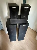 Quadral Quintas 5 delige speakerset 505/5000, Audio, Tv en Foto, Luidsprekers, Overige typen, Zo goed als nieuw, 120 watt of meer