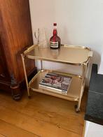 Vintage Bar Trolley/ serveerwagen jaren 60, Ophalen, Zo goed als nieuw, Metaal, 25 tot 50 cm