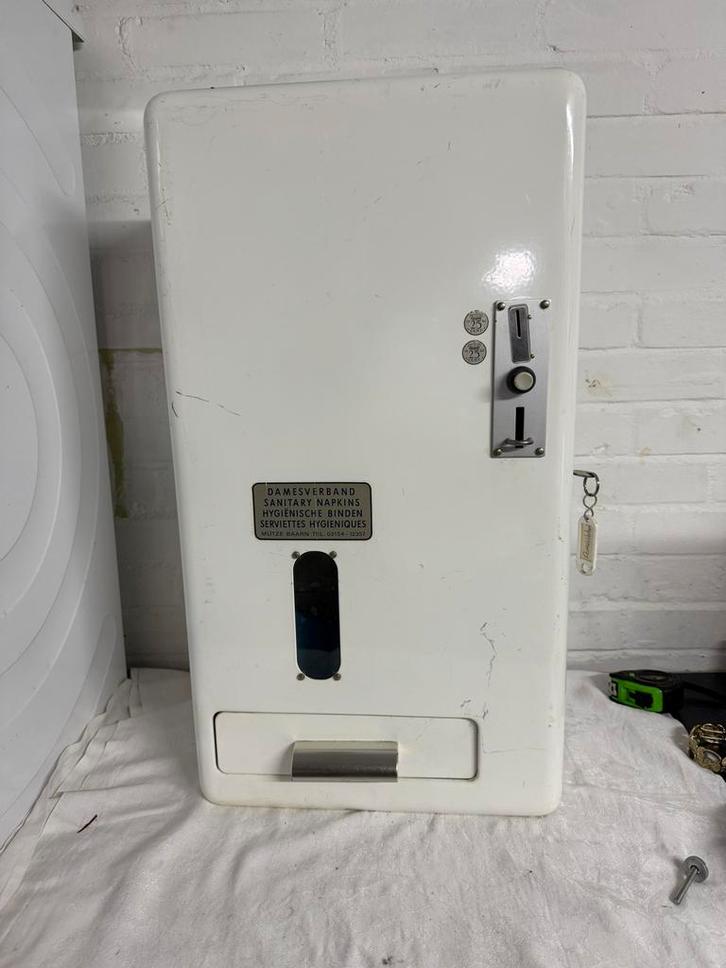 Vintage Maandverband Automaat - Hygiëne Dispenser, Verzamelen, Automaten | Overige, Gebruikt, Ophalen