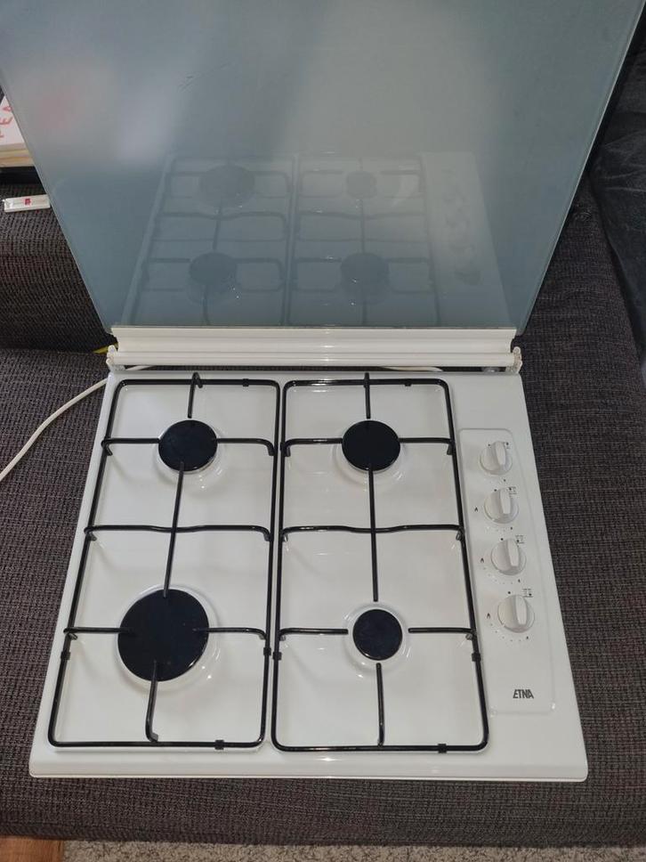 Etna 4-pits vrijstaand gasfornuis/gaskookplaat/gasstel, Witgoed en Apparatuur, Kookplaten, Gebruikt, Vrijstaand, Gas, 4 kookzones
