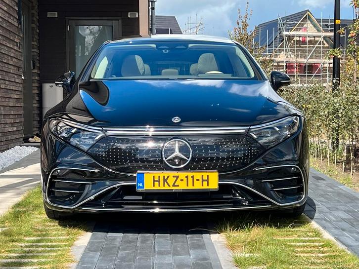 Mercedes-Benz EQS 450+ AMG LEDR MASBEIGE HDUP AMBI  PANO 21”, Auto's, Mercedes-Benz, Particulier, EQS, Elektrisch, Hatchback, Automaat