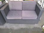 Bank en 2 Stoelen (kringen op kussens vertekend door foto!), Tuin en Terras, Tuinsets en Loungesets, Ophalen, Gebruikt, Loungeset