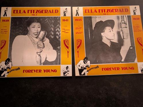 2x LP. Ella Fitzgerald - forever young vol 1&2. 1935-1939, Cd's en Dvd's, Vinyl | Jazz en Blues, Zo goed als nieuw, Jazz, Voor 1940