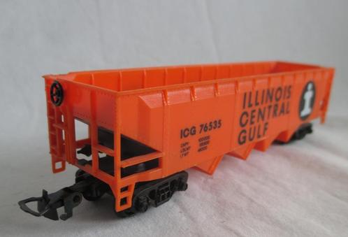 H0 Mehanotehnika 4 Bay Open Hopper Illinois Central Gulf #76, Hobby en Vrije tijd, Modeltreinen | H0, Zo goed als nieuw, Wagon
