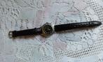 Vintage bulova watch marine star 100m., Overige merken, Staal, Ophalen of Verzenden, Leer