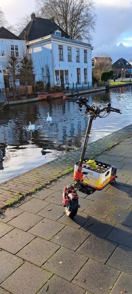 G1 Duo  motor 1kw+1kw, off road, tr.tot 120~150kg, Fietsen en Brommers, Steps, Gebruikt, Elektrische step (E-scooter), Ophalen