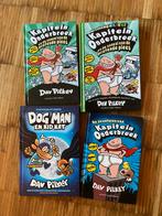 Kapitein onderboek + Dogman  €3,- per stuk, Ophalen, Zo goed als nieuw, Dav Pilkey, Cartoons