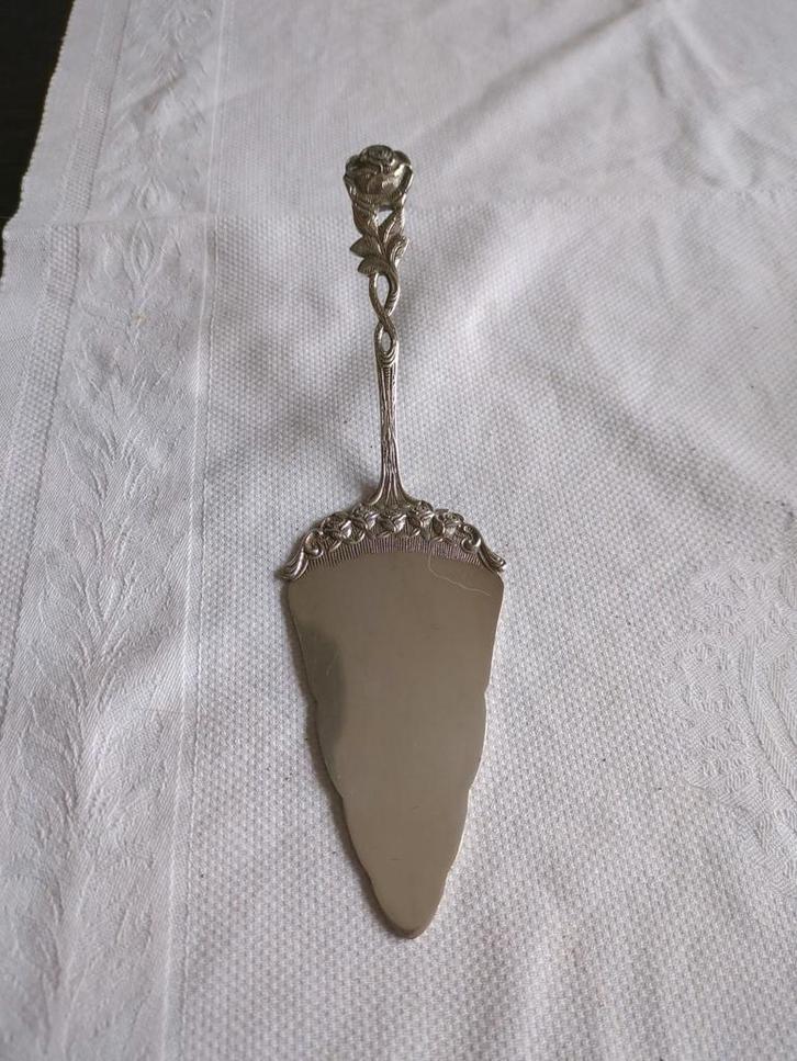 Verzilverde Taartschepper - Zilvergehalte 100, Antiek en Kunst, Antiek | Bestek, Ophalen of Verzenden