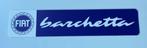 FIAT Barchetta   kentekenplaat - reclamebord 52x11 kunststof, Ophalen of Verzenden, Zo goed als nieuw, Auto's