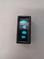 4 mooie turkoois cabochons goudsmid, Ophalen of Verzenden