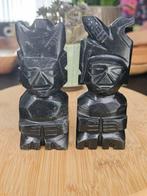 2 Azteekse goden beelden van Obsidiaan, Ophalen of Verzenden