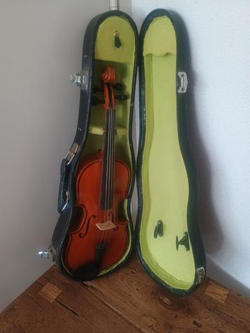Kleine Parrot viool 1/8 in koffer beschikbaar voor biedingen