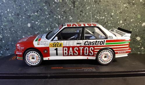 BMW E30 M3 BASTOS #1 1991 1:18 Ixo V736, Hobby en Vrije tijd, Modelauto's | 1:18, Nieuw, Auto, Overige merken, Verzenden