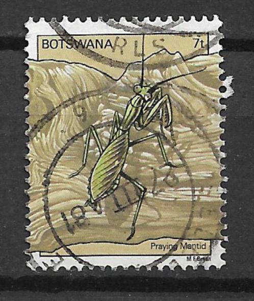Botswana 1981 Insect bidsprinkhaan praying mantis, Postzegels en Munten, Postzegels | Afrika, Gestempeld, Overige landen, Verzenden
