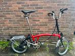 Brompton vouwfiets 6v ( telescopische zadelpen), Fietsen en Brommers, Fietsen | Vouwfietsen, Ophalen, Gebruikt, Brompton, 16 tot 18 inch