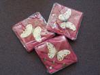 Drie rode handdoeken in kado-verpakking, Ophalen of Verzenden, Nieuw, Rood, Handdoek