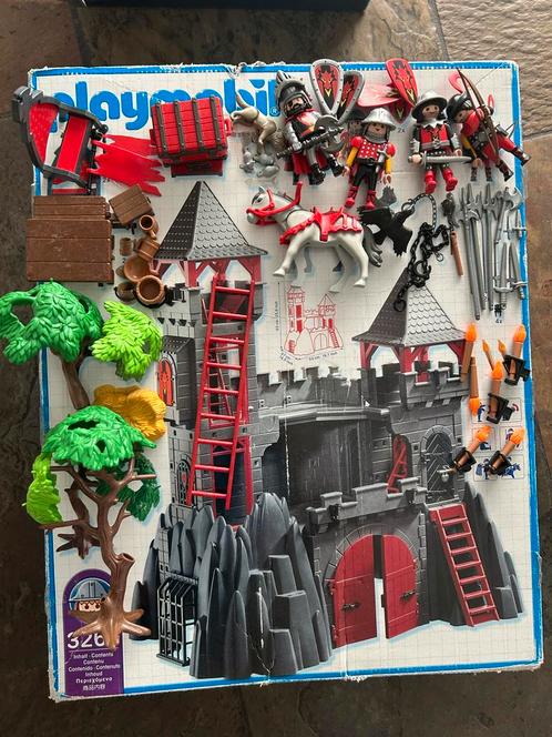 Playmobil Groot Kasteel + draak + ridders, Kinderen en Baby's, Speelgoed | Playmobil, Nieuw, Complete set, Ophalen