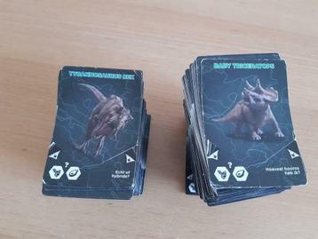 Bijna alle Jurassic World stickers / kaartjes Hoogvliet beschikbaar voor biedingen