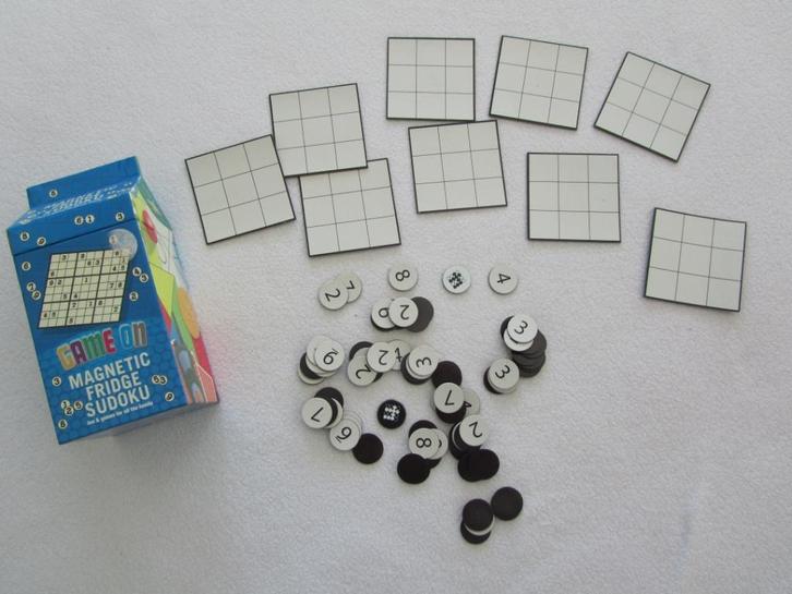 Magnetische sudoku, Hobby en Vrije tijd, Denksport en Puzzels, Gebruikt, Overige typen, Ophalen of Verzenden