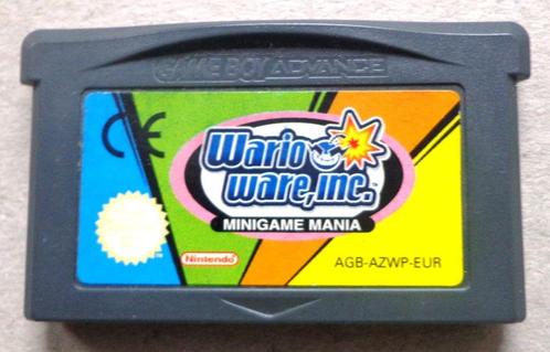 Wario Ware Inc voor de Gameboy Advance, Spelcomputers en Games, Games | Nintendo Game Boy, Gebruikt, Ophalen of Verzenden