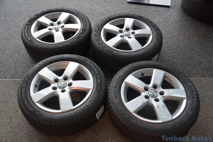 Winterset Volkswagen Golf 7 205/55/16 inch 5x112 Vredestein, Auto-onderdelen, Banden en Velgen, Banden en Velgen, Winterbanden